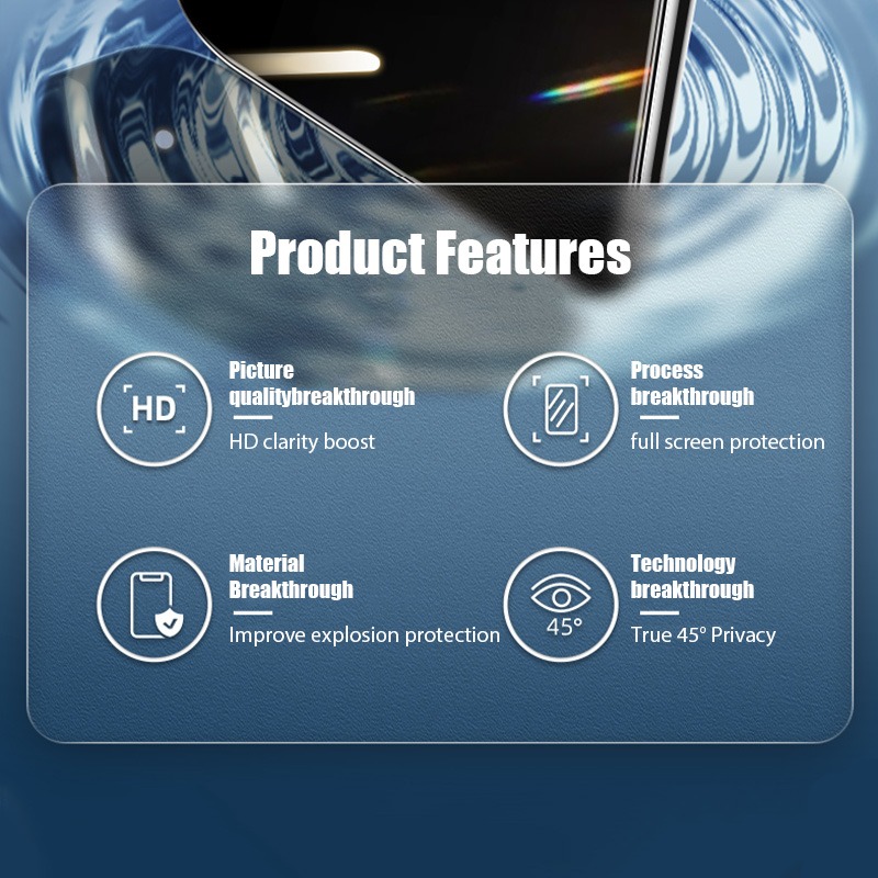 Protecteur d'écran anti-espion pour Samsung Galaxy, verre de protection de la vie privée pour Samsung Galaxy A53, A12, A32, A52S5G, A13, A51, A71, A70, A72, A52, 3 pièces n° 6