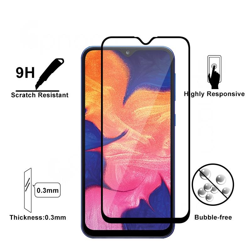 Protection d'écran intégrale en verre trempé pour Samsung Galaxy, modèles A10, A20, A20E, A30, A40, A50, A70, M10, M20, M30, M40, Guatemala, 2 pièces n° 3