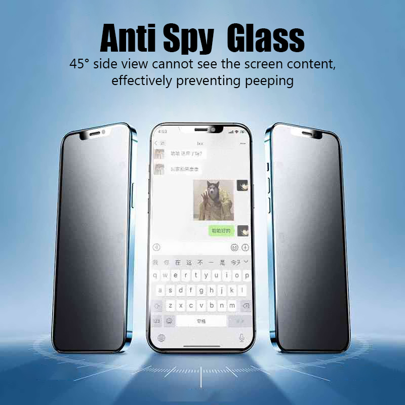 Protecteur d'écran anti-espion pour iPhone, verre guatémaltèque pour iPhone 15, 14, 13, 12, 11, XS Pro Max, X, R, 7 Plus, SE, 2022, 2020, 2 pièces n° 5