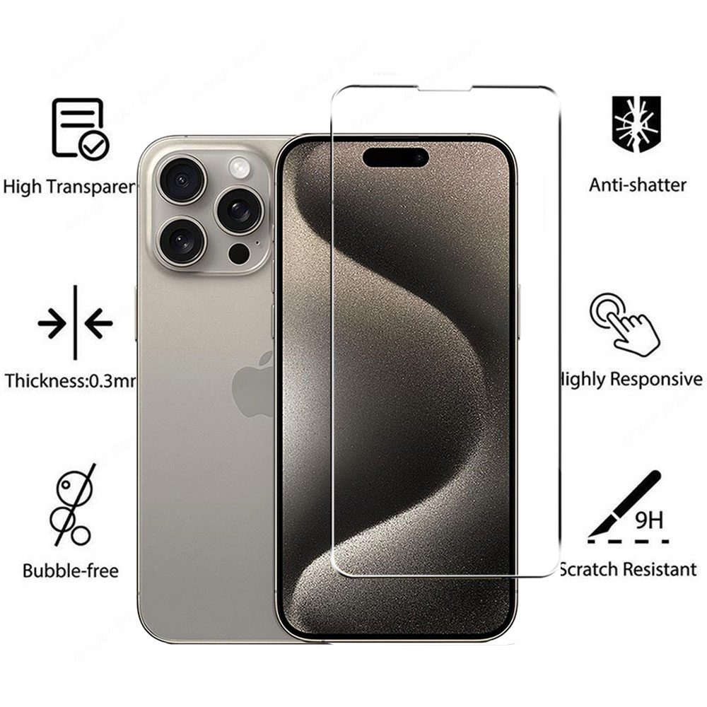 Protecteur d'écran en verre Guatemala pour iPhone, iPhone 15, 14, 13, 12, 11 Pro Max, X, XS, Poly Mini, 7, 8, 14 Plus, 15 Pro Max, 5 pièces n° 5