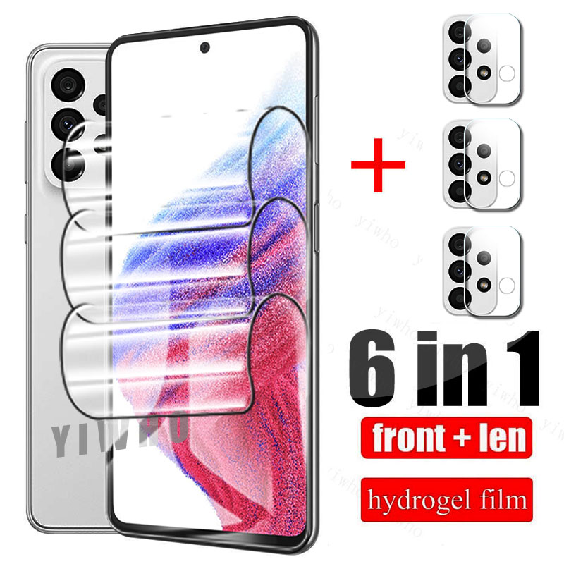 Film hydrogel pour Samsung A53 5G Global, lentille de protection plein écran, verre guatémaltèque sur Galaxy A52 A52S A51 A50 A 53 53A, bouclier n° 1