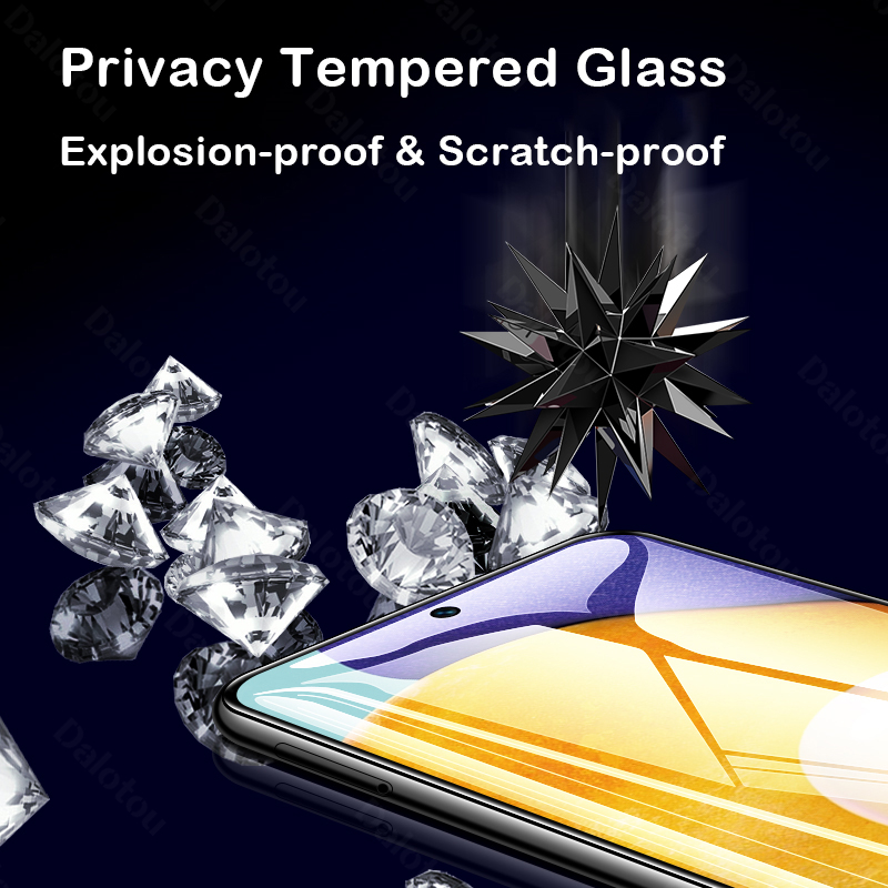 Protecteur d'Écran de Confidentialité en Verre Anti-Espion pour Samsung, Couverture Complète pour Galaxy A53 A73 A13 A23 A33 S22 Ultra Plus S21 FE Note 20 n° 4