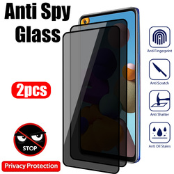 Protecteur d'écran anti-espion pour Samsung Galaxy, couverture complète, verre 5G, A53, A13, A33, A23, S20, S21 FE, 2 pièces small picture n° 1