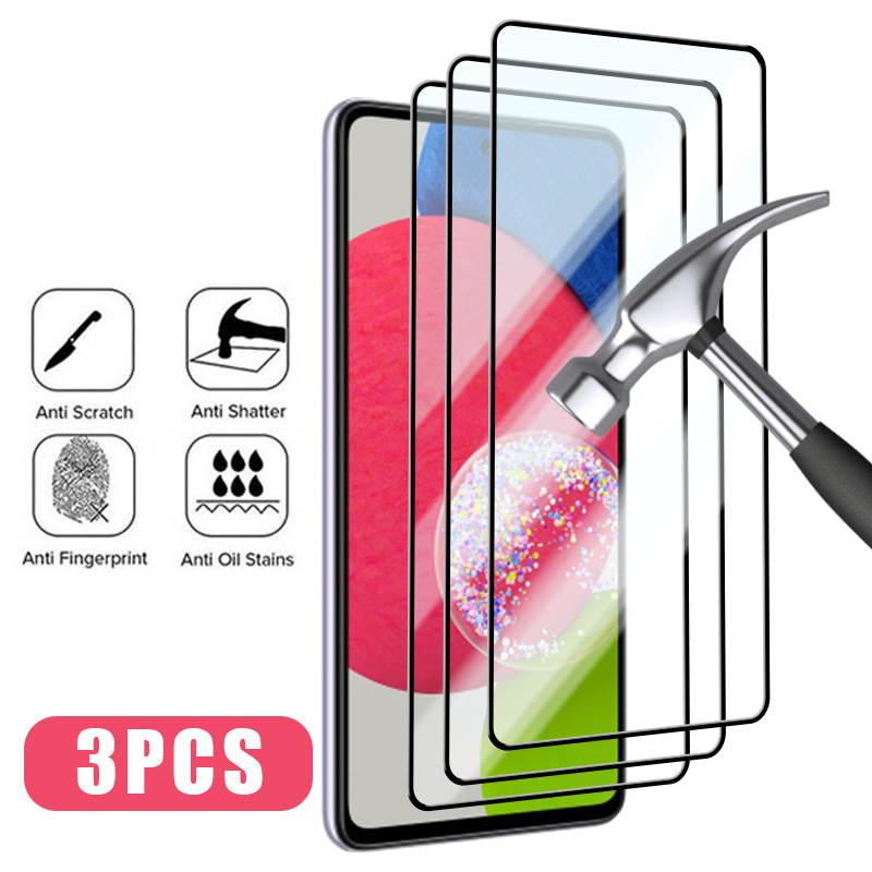 Protecteur d'écran en verre pour Samsung Galaxy, couverture complète, Guatemala, A14, A54, A53, A13, A33, A73, A52S, A32, 5G, A52, A51, A72, 3 pièces n° 1