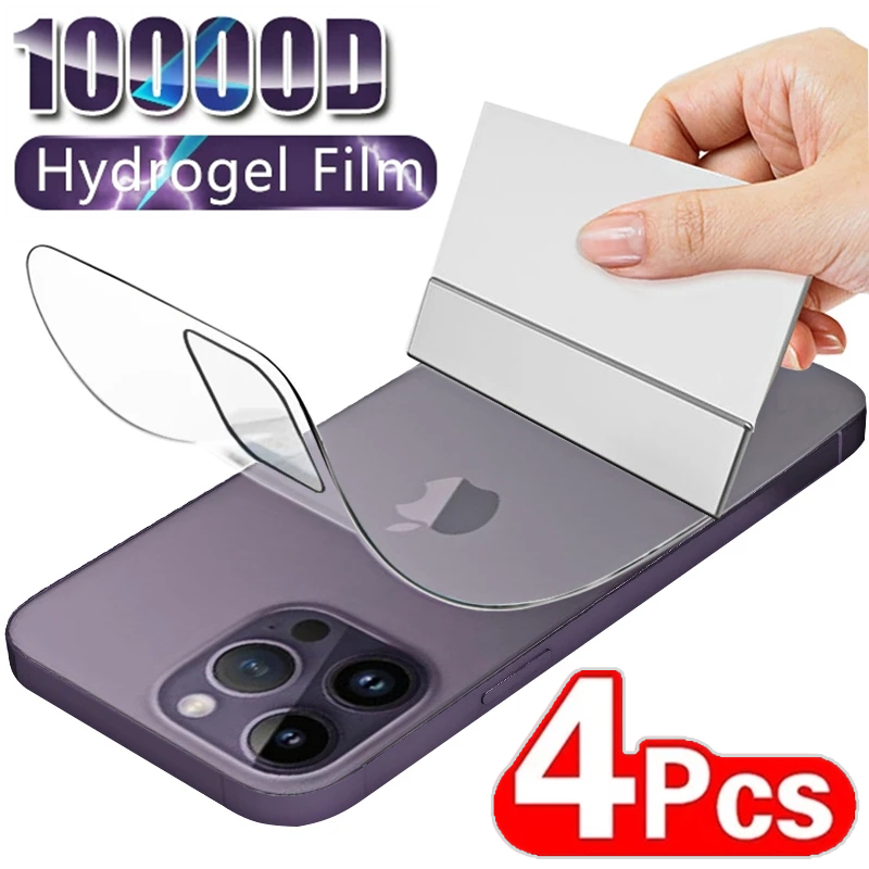 Film Arrière Hydrogel pour iPhone, Protecteur d'Écran pour iPhone 13, 11, 12, 14 Pro Max, 7, 8, 15 Plus, 14, 12Mini, 11 Pro, X, Poly XS MAX, Sans Verre n° 1