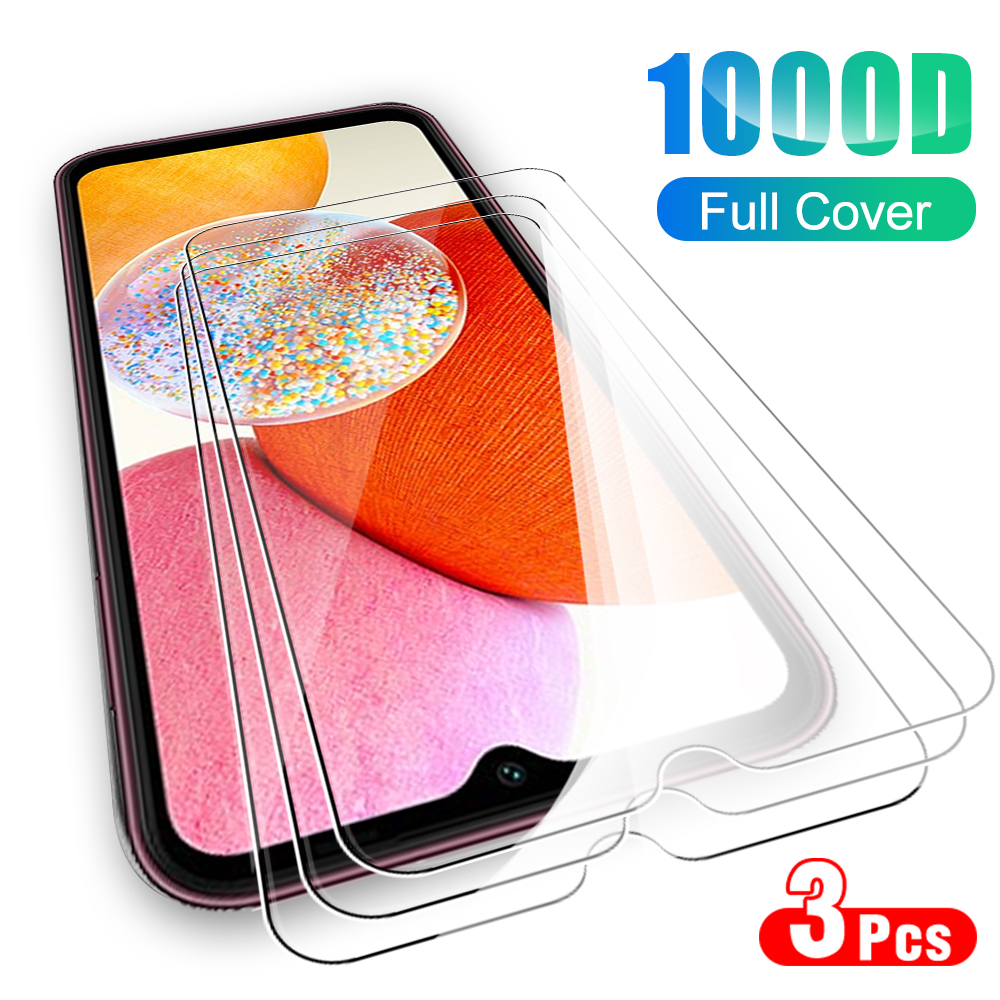 Coque de Protection en verre trempé 10D pour Samsung galaxy A14, 3 pièces, Film HD, 4G, 5G, pour modèles A54, A34, A24, SamsungA24 n° 1