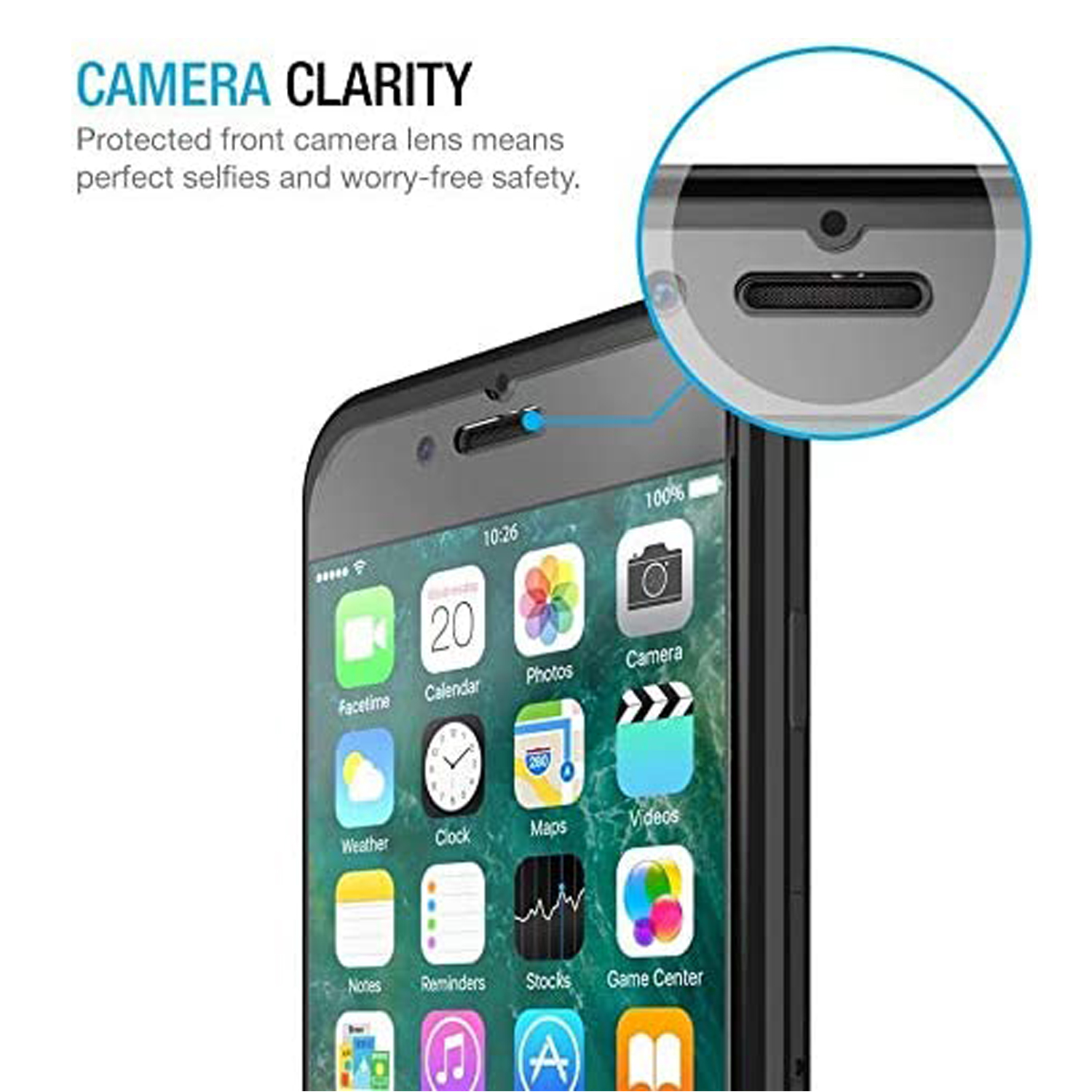 Film protecteur d'écran en verre pour iPhone, 4 pièces, 9H, HD, haute luminosité, Guatemala, SE 2020, SE 2022, 6, 7, 8, 6s Plus n° 5