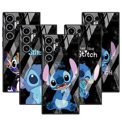 Coque de téléphone en verre du Guatemala pour Samsung Galaxy, S23 Ultra, S10e, S9, S20 FE, S22, 5G, S10, S21 Plus, S10 Lite, coque de luxe, Disney Stitch