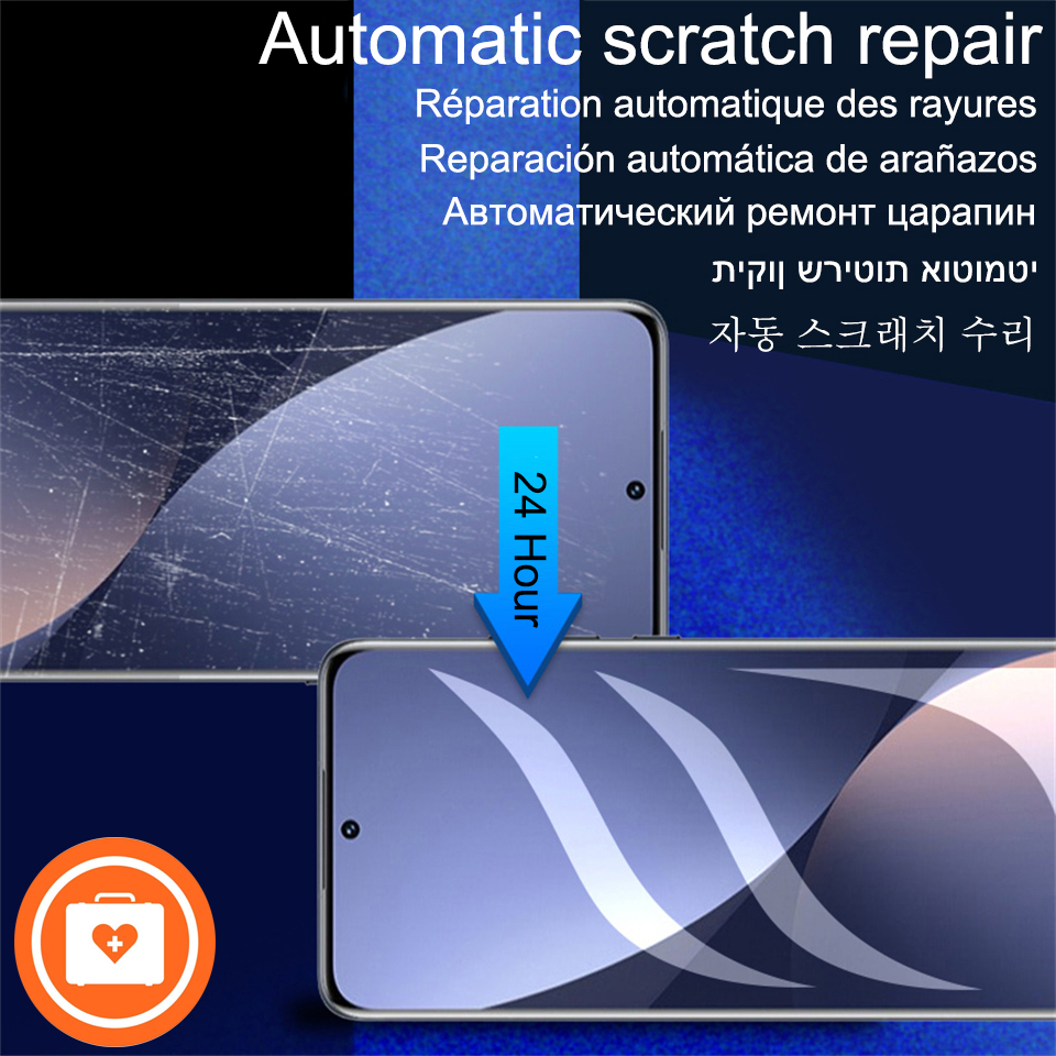 2-4 Pièce Hydrogel Film Protection Pour Protections D'écran Samsung S22 S23 Ultra S21 S20 Fe Plus A52 A52S A53 A32 5g A13 A12 A23 Plein Film Galaxy S9 S10e S10 Plus A21s A72 A70 A71 A73 Note 20 Ultra Non Verre Trempee n° 3