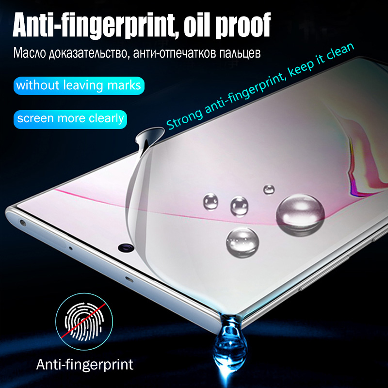 Protecteur d'écran, 3 pièces, Film Hydrogel pour Samsung Galaxy S23 S24 Ultra, pas du verre n° 4