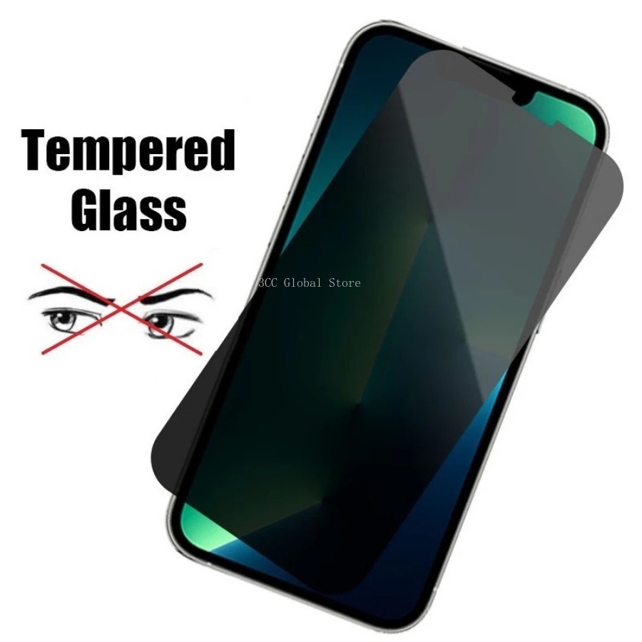 Protecteurs d'écran de confidentialité pour iPhone, verre de confidentialité, iPhone 15 14 Plus 13 12 Mini 11 Pro Max Xs Max X Xr 7 8Plus SE 2 n° 3