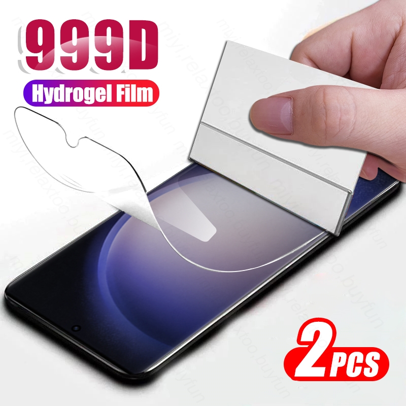 Protecteur d'écran en film hydrogel pour Samsung, coque en verre, pas au Guatemala, Galaxy S23 Ultra, S23 Plus, 5G, 2 pièces n° 1