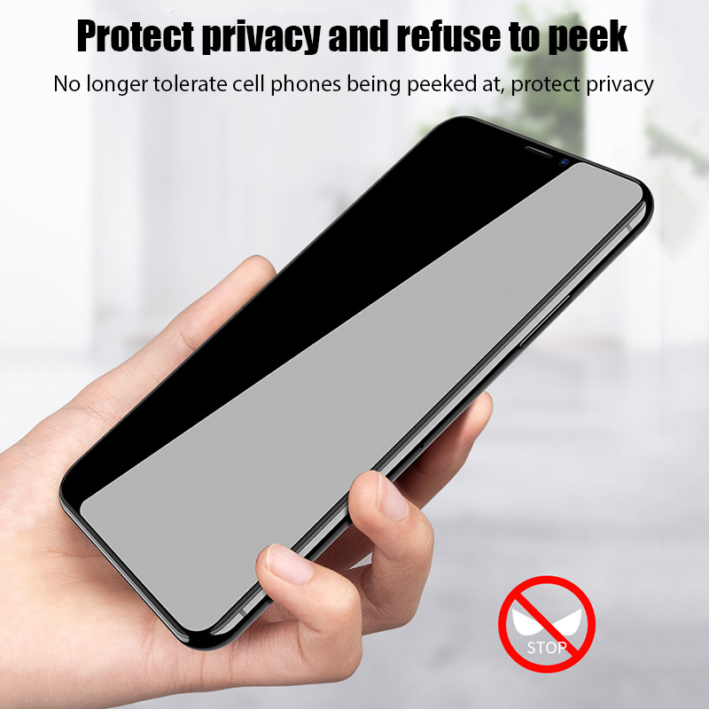 Protecteur d'écran anti-espion pour iPhone, verre de confidentialité pour iPhone 15, 14, 13, 12, 11 Pro Max, Mini, 14, 15 Plus, X, XS, Poly SE, 2020, 2022, 3 pièces n° 6