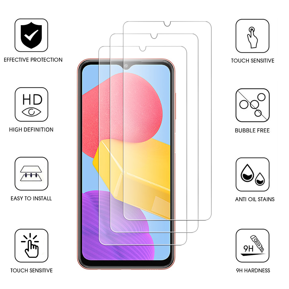 Protecteur d'écran pour Samsung Galaxy M13, verre guatémaltèque, dureté 9H, film de protection contre les rayures, accessoires 5G n° 2