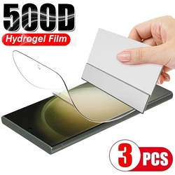 Film hydrogel protection d'écran pour Samsung Galaxy S23 Ultra S22 S21 S20 Ultra FE S10 S9 S8 Plus (pas verre trempé) small picture n° 1