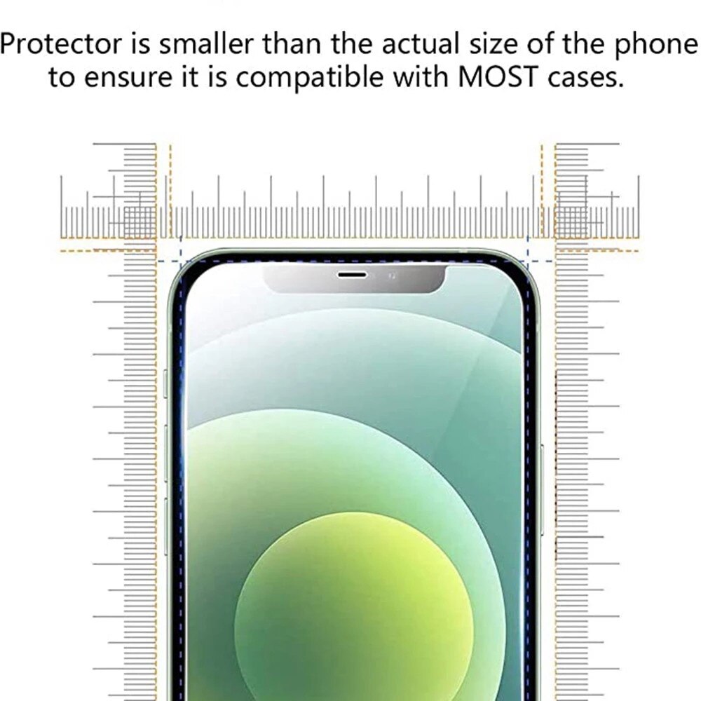 Verre de protection pour iPhone, verre trempé, iPhone 11 12 13 Pro Max XS 7 7 6 6s Plus n° 5