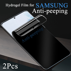 Protecteur d'écran, Film Hydrogel doux Anti-peeping, pour Samsung Note 20Ultra S20FE S21 + Galaxy S10 9 10