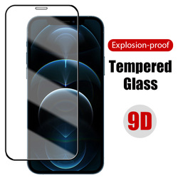 Verre de protection complet pour iPhone, film protecteur d'écran pour 11 Pro X Poly XS Max 7 8 6 6s Plus 12 Pro Max