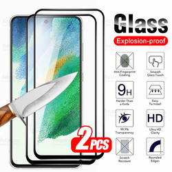 Samsun-Film de protection d'écran en verre 9D pour Samsung Galaxy S21 FE, 5G, édition ventilateur, 2 pièces