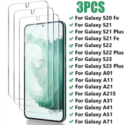 Protecteur d'Écran en Verre pour Samsung Galaxy S23, S22, S21 Plus, S20 Fe, A51, A71, A21S, A31, A51, A71, A41, A11