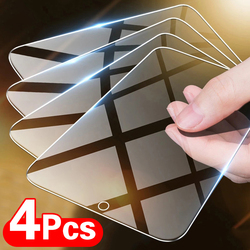 Protecteur d'écran en verre pour Samsung, A54, A12, A22, A32, A51, A71, A52, A34, A13, A14, A23, A33, A73, A53, 5G, 4 pièces