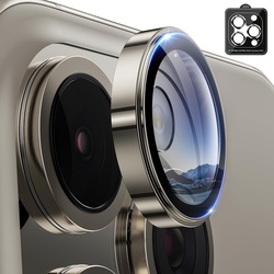 Protecteur d'objectif d'appareil photo en métal, couvercle en verre, pour iPhone 15 Pro Max, 9H Guatemala