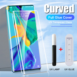Protecteur d'écran, 4 pièces, en verre trempé UV pour Samsung Galaxy S22 S21 S20 Ultra Glaxy S22 S21 S20 Plus