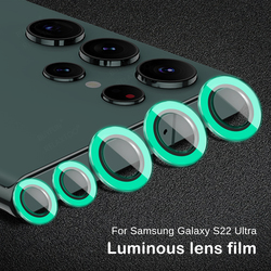 Coque de protection de caméra en verre pour Samsung Galaxy S22 Ultra 5G, étui incurvé 9D pour Samsung Galaxy S22 Ultra