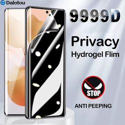 Film Hydrogel Anti-espion pour Samsung Galaxy S22 Ultra, Protecteur d'Écran de Confidentialité, S21, S20 Plus, FE, A73, A53, A13, A33, A72, A52, Note 20, 10