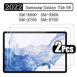 Verre Guatemala pour Samsung Galaxy Tab S8 + Plus 11 12.4 2022 SM-X700/X706 SM-X800/X806 Film protecteur d'écran à couverture complète