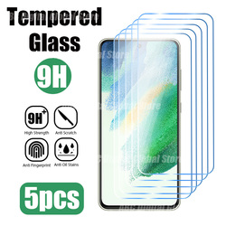 Protecteur d'écran en verre pour Samsung, S22 Plus, A73, A53, A33, A23, A13, 5G, Guatemala, S21, S20, FE, A52, A52S, A32, A22, 5G, A72, 5 pièces