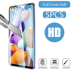 Film protecteur d'écran hydrogel pour Samsung, Samsung S22 Ultra, S21 Plus, Note S20, FE, 5G, S10 Plus, A52S, 5G, A12, A32, A52, A23, 5 pièces