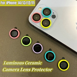 Protecteur d'objectif Shoous pour iPhone, verre de protection d'appareil photo en céramique pour iPhone 15, 14, 13, 12, 11, 14 Pro Max, 12, 13 Mini, 14 Pro Max
