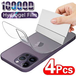 Film Arrière Hydrogel pour iPhone, Protecteur d'Écran pour iPhone 13, 11, 12, 14 Pro Max, 7, 8, 15 Plus, 14, 12Mini, 11 Pro, X, Poly XS MAX, Sans Verre