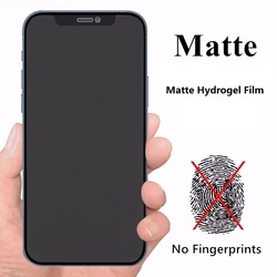 Film Hydrogel mat pour iPhone, protecteur d'écran pour modèles 7 8 6 6S Plus XR XS X 5 5s SE 11 12 Pro Max 12 Mini 13 Pro Max