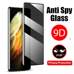 Protecteurs d'écran de confidentialité pour Samsung, film de verre anti-espion, Samsung S22 S23 Ultra S21 S20 FE S8 S9 S10 Plus S10e Note 10 Lite 9 8 M21 M31