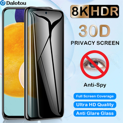 Protecteur d'Écran de Confidentialité en Verre Anti-Espion pour Samsung, Couverture Complète pour Galaxy A53 A73 A13 A23 A33 S22 Ultra Plus S21 FE Note 20