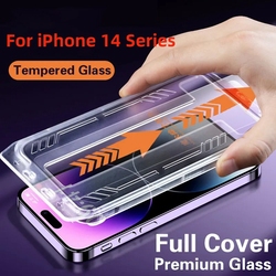 Protecteur d'écran anti-poussière pour iPhone, verre Premium Guatemala, verre pour iPhone 14 Pro Max, 14, 15 Plus, 15 Pro Max, installation facile
