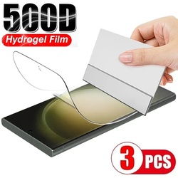 Film hydrogel protection d'écran pour Samsung Galaxy S23 Ultra S22 S21 S20 Ultra FE S10 S9 S8 Plus (pas verre trempé)